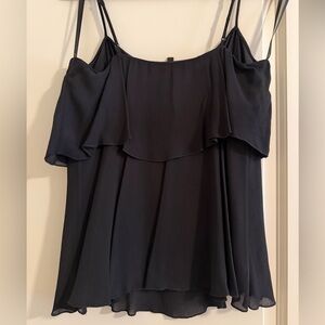 BCBGMaxAzria Black Layered Camisole